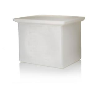 14100-0045 | Rectangular Tank with Cover HDPE 30 gal 24x 18x 18