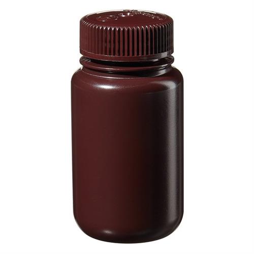 2106-0004 | Amber Wide Mouth Bottle HDPE 125 mL
