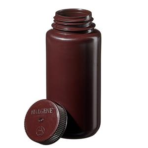 2106-0016 | Amber Wide Mouth Bottle HDPE 500 mL