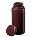 2106-0016 | Amber Wide Mouth Bottle HDPE 500 mL