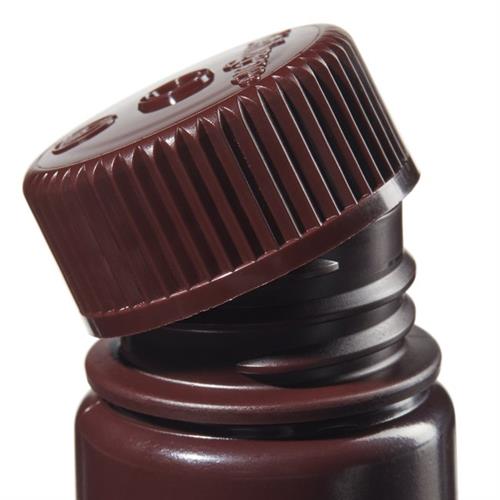 2106-0001 | Amber Wide Mouth Bottle HDPE 30 mL