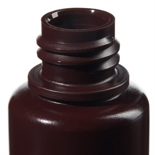 2004-0001 | Amber Narrow Mouth Bottle HDPE 30 mL