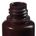 2004-0001 | Amber Narrow Mouth Bottle HDPE 30 mL