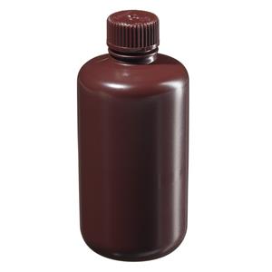 2004-0008 | Amber Narrow Mouth Bottle HDPE 250 mL