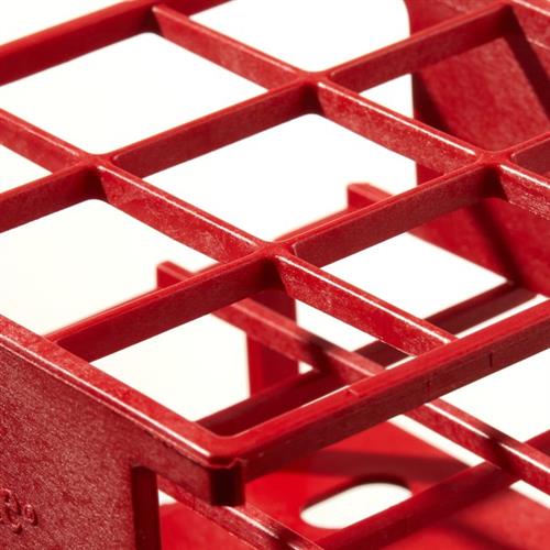5972-0530 | Test Tube Half Rack Unwire Red 30 mm