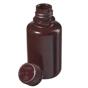 2004-0002 | Amber Narrow Mouth Bottle HDPE 60 mL