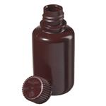 2004-0002 | Amber Narrow Mouth Bottle HDPE 60 mL