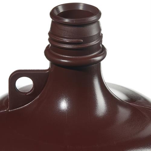 2204-0010 | Large Amber Narrow Mouth Bottle PP 4 L