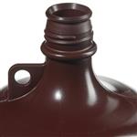 2204-0010 | Large Amber Narrow Mouth Bottle PP 4 L