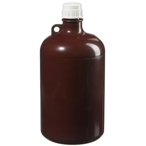 2204-0020 | Large Amber Narrow Mouth Bottle PP 8 L