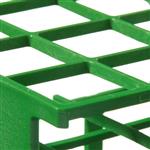 5972-0430 | Test Tube Half Rack Unwire Green 30 mm
