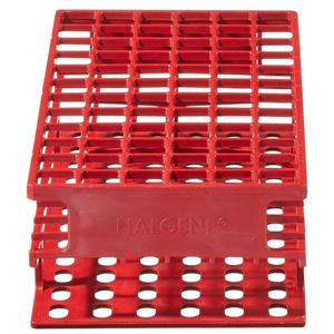 5976-0513 | Test Tube Rack Unwire Red PP 13 mm