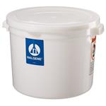 7142-0015 | Container Large Round w Cover HDPE 15 L