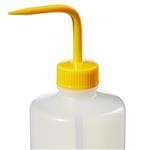 2422-2500 | Wash Bottle N M Yellow LDPE 500 mL