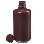 312085-0032 | Packaging Bottle Narrow Mouth HDPE Amber 32 oz 100