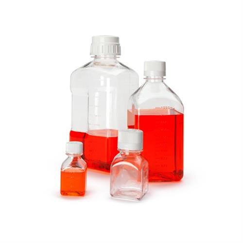 2019-0125 | Narrow Mouth Square Bottle Sterile PETG 125 mL