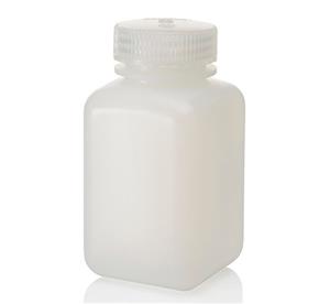 2114-0008 | Wide Mouth Square Bottle HDPE 250 mL