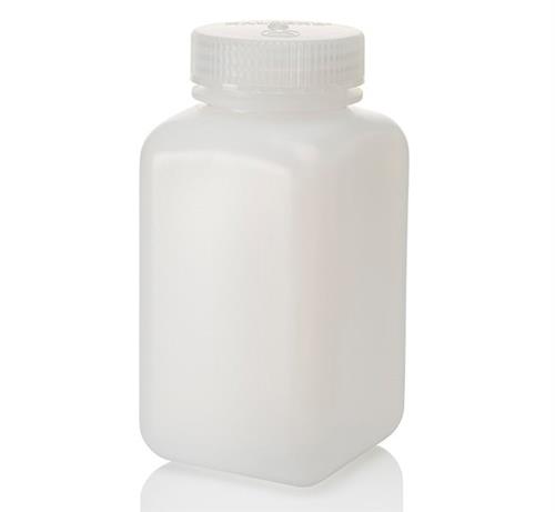 312114-0016 | Bottle Wide Mouth Square HDPE 16 oz 500 mL 53 415