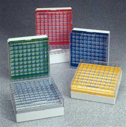 867013-0240 | Colored 5026 0909 CryoBox PC with Red Grid 1.2 2mL