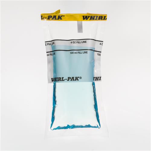 B01062 | Whirl-Pak® Write-On Bags - 4 oz. (118 ml) - Box of 500 - Yellow Tape