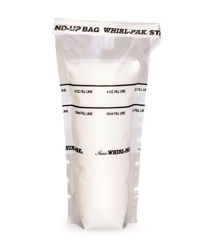 B01364 | Whirl-Pak® Stand Up Bags - 4 oz. (118 ml) - Box of 500