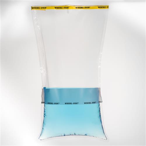 B01446 | Whirl-Pak® Flat Wire Bags with Write-On Strip - 123 oz. (3,637 ml) - Box of 250