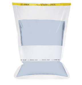 B01446 | Whirl-Pak® Flat Wire Bags with Write-On Strip - 123 oz. (3,637 ml) - Box of 250