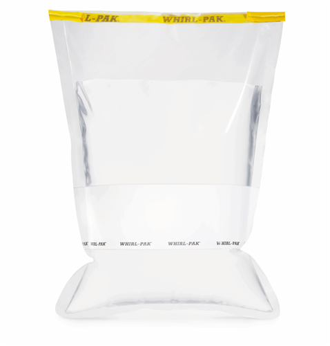B01447 | Whirl-Pak® Flat Wire Bags with Write-On Strip - 184 oz. (5,441 ml) - Box of 100