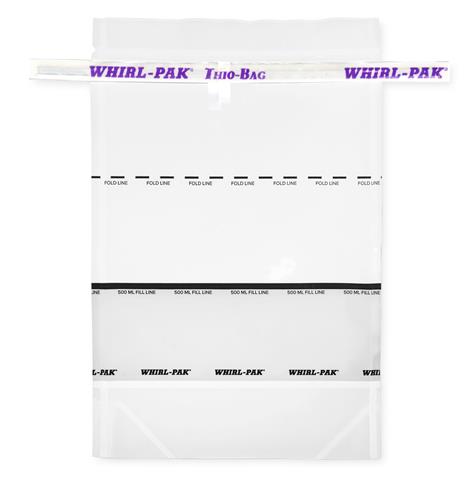 B01601 | Whirl-Pak® Stand Up Thio-Bags® - 17 oz. (500 ml) - Box of 100