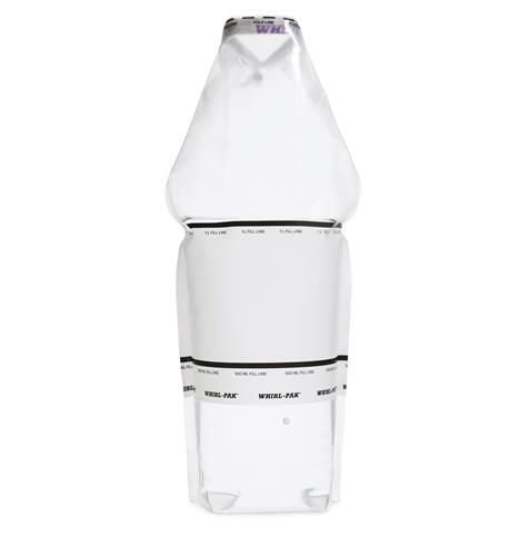 B01603 | Whirl-Pak® Stand Up Thio-Bags® - 34 oz. (1,000 ml) - Box of 100