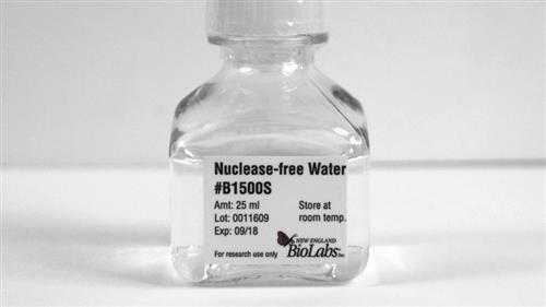 B1500L | Nuclease free Water 100 ml 4 x 25 ml