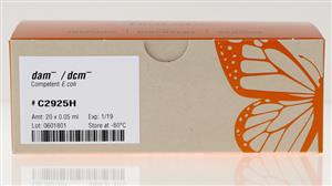 C2925H | dam dcm Competent E. coli 20 x 0.05 ml tube