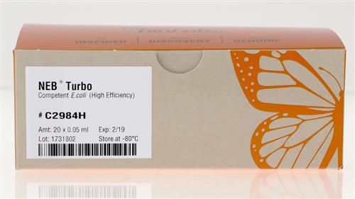C2984I | NEB Turbo Competent E. coli High Efficiency 6 x 0.