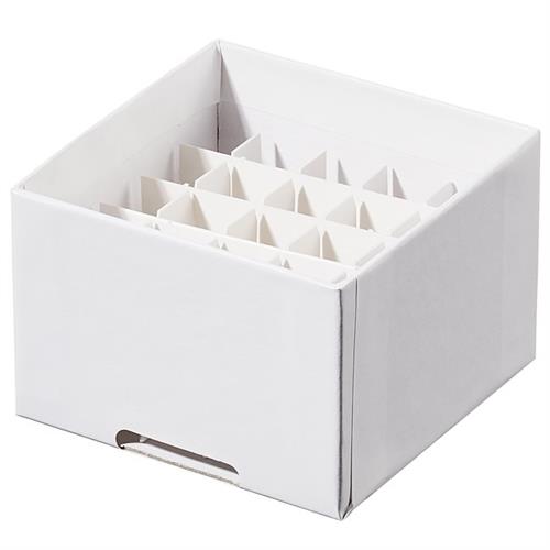 378247 | 25 Cell Storage Box Chipboard NS for CryoTube vial