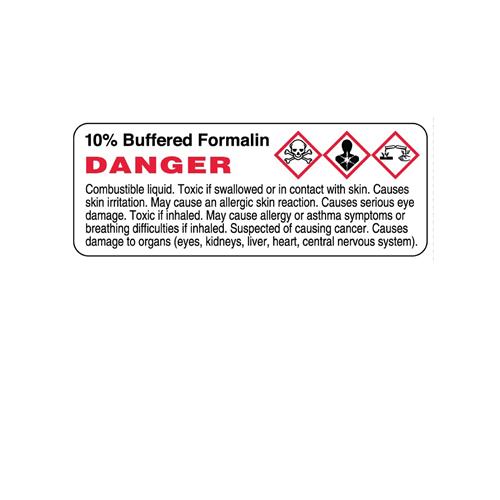 GHS-0012 | GHS Label 10 Buffered Formalin Danger