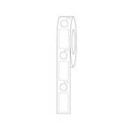 LDTC-11238-W | DIRECT THERMAL CRYO LABEL 24x13mm 9.5mm Dot for