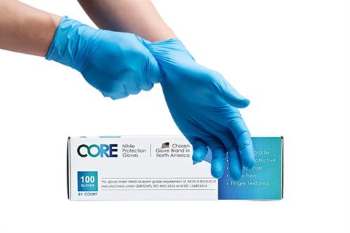 CGM-XS-01 | Powder Free Latex free Disposable FDA approved Nitrile Exam Gloves -XS