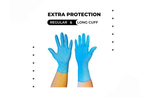 CGM-XS-01 | Powder Free Latex free Disposable FDA approved Nitrile Exam Gloves -XS