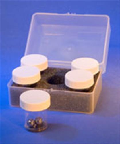 2250 | Pre Cleaned 15 mL Short Polycarbonate Vial Set Cas