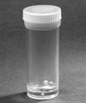 6133PC | Polycarbonate Vial with Slip On Cap 3 4 x 2 in. 19