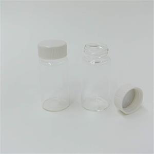 6000128 | High Performance Glass Vial, 20 mL, with Urea Screw Caps, 10 trays, case of 500