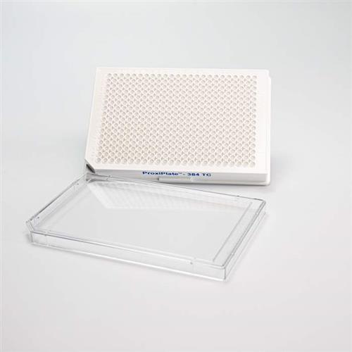 6008230 | Shallow-well 384-well white tissue culture-treated (TC-treated) microplate for lower volume and increased sensitivity in cell-based assays. Tissue-culture treated microplates are supplied with lids except when supplied in a case of 200 microplates. Lids for a case of 200 microplates must be purchased separately. Please see part number 6007619, sterile, universal lids for 384-well plates.