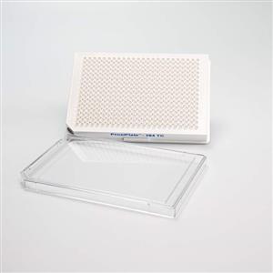 6008230 | Shallow-well 384-well white tissue culture-treated (TC-treated) microplate for lower volume and increased sensitivity in cell-based assays. Tissue-culture treated microplates are supplied with lids except when supplied in a case of 200 microplates. Lids for a case of 200 microplates must be purchased separately. Please see part number 6007619, sterile, universal lids for 384-well plates.