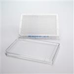 6008650 | Shallow-well tissue culture-treated (TC-treated) 384-well transparent polystyrene microplate for colorimetric and absorbance cell-based assays. The shallow well is designed for lower volume with higher sensitivity. Tissue-culture treated microplates are supplied with lids