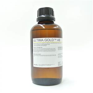 6013301 | Ultima Gold AB is a safer liquid scintillation cocktail (LSC) specifically designed for alpha/beta discrimination in liquid scintillation counting and provides the necessary slow pulse decay characteristics. Ultima Gold AB exhibits high counting efficiencies with high sample uptake capacities for heavy metals and mineral acids.