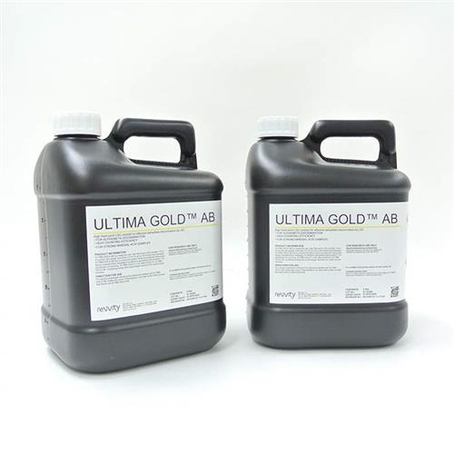 6013309 | Ultima Gold AB is a safer liquid scintillation cocktail (LSC) specifically designed for alpha/beta discrimination in liquid scintillation counting and provides the necessary slow pulse decay characteristics. Ultima Gold AB exhibits high counting efficiencies with high sample uptake capacities for heavy metals and mineral acids.