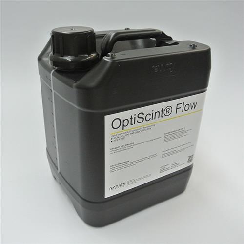 6013796 | OptiScint Flow is an NPE-free liquid scintillation cocktail designed for flow counting applications. OptiScint is part of Revvity’s family of safer cocktails, is NPE-free, and is compliant with EEC directive 2003/53/EC and REACH regulations. OptiScint provides greater peace of mind and a choice of using an environmentally friendly liquid scintallation cocktail without compromising performance.