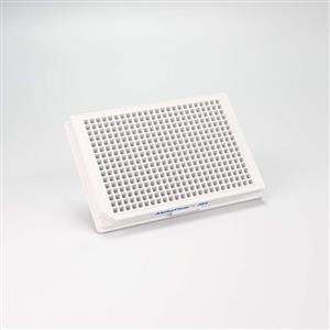 6057340 | The 384-well, low binding AlphaPlate is a specialized light gray microplate featuring a low-binding surface to prevent sample loss and non-specific binding, making it ideal for AlphaScreen and AlphaLISA assays where sample conservation and assay accuracy are critical.