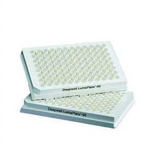 6065630 | This part number 6065630 directly replaces part number 6005630. The Deepwell LumaPlate-96 is a solid scintillator coated, 96-well microplate that eliminates the need for adding liquid scintillation counting (LSC) cocktail. This deepwell version has a sample working volume of 300 L.