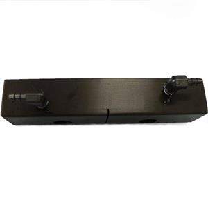 118934 | This non-glow manifold integrates gas delivery and scavenging ports into a single 2-port unit for use with rats.